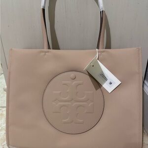 Tory Burch Blush Leather Tote Bag